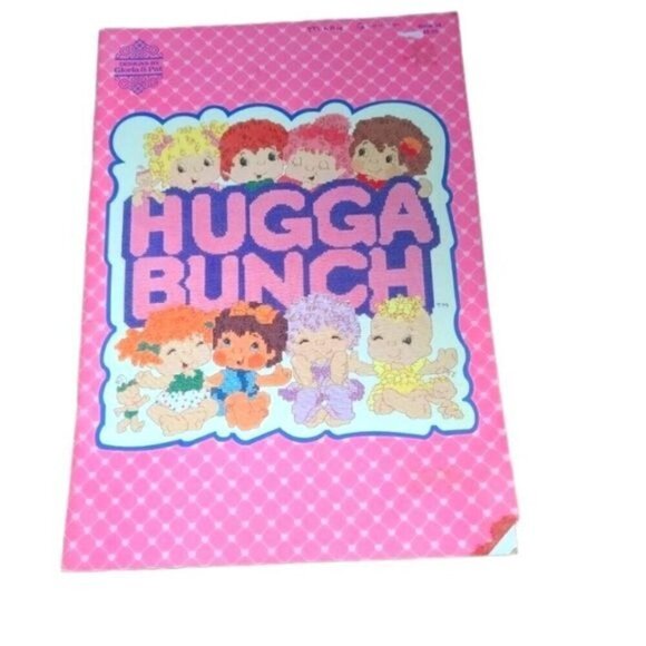 Vintage 80s Hugga Bunch Hallmark Cross Stitch Book - Picture 1 of 10